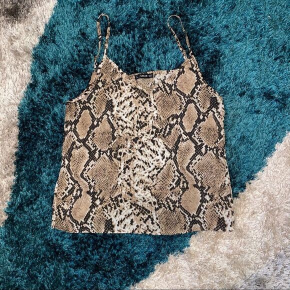 Shein | snake print cami top | small - Picture 3 of 8